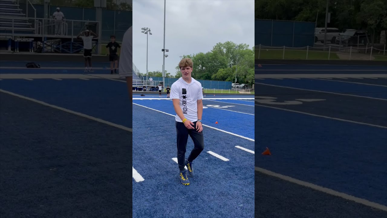 Michigan QB JJ McCarthy INSANE 360 Throw #shorts