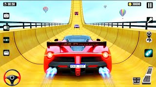Impossible Crazy Cars Mega Ramp Car Stunts Racing Driver Master Simulator Games Android Gameplay P62 screenshot 1