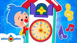 tick tock clock is ticking kids songs nursery rhymes plim