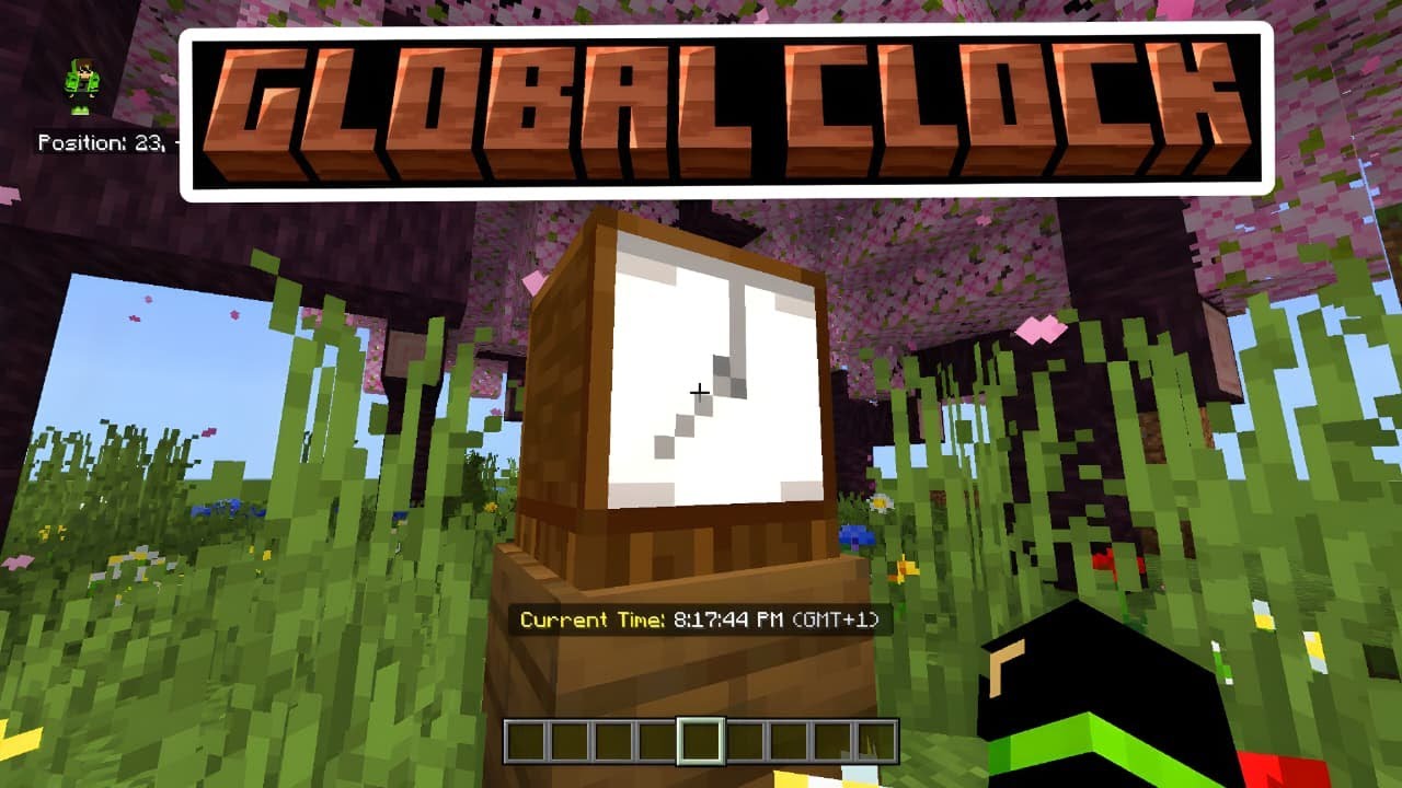 I Added a REAL Time Clock to Minecraft Bedrock! 🕒 (MCPE 1.21+) 🕒