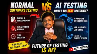 Normal Software Testing vs AI Testing – What’s the REAL Difference? 🤯