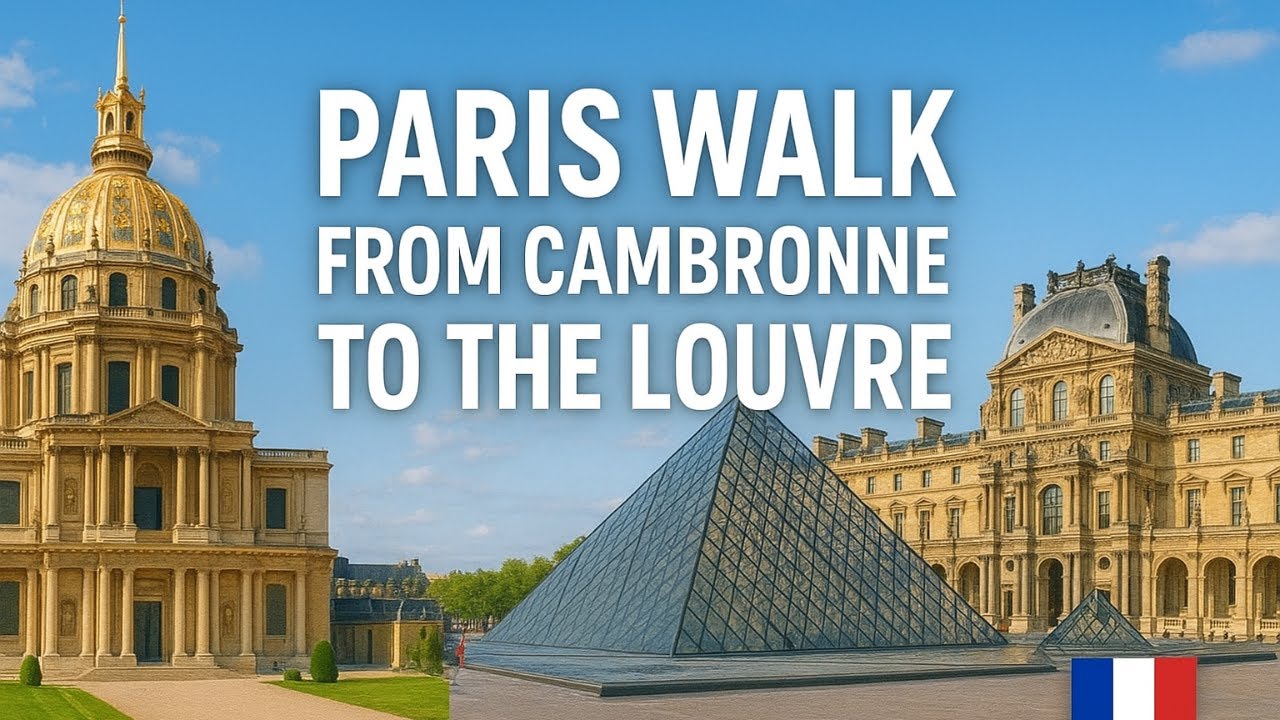 Paris Walk from Cambronne to the Louvre | Along Napoleon’s Tomb & the Seine River Promenade 🇫🇷