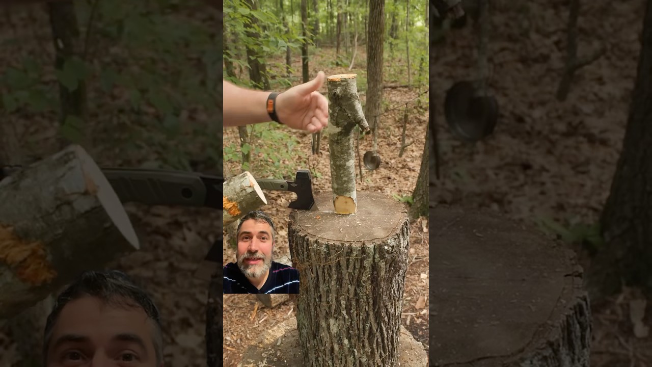 La MAÑA es MEJOR que la FUERZA en SUPERVIVENCIA‼️😱| #supervivencia #bushcraft