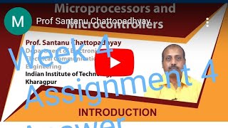 Microprocessors And Microcontrollers Week 4 Assignment 4  Answer | Nptel