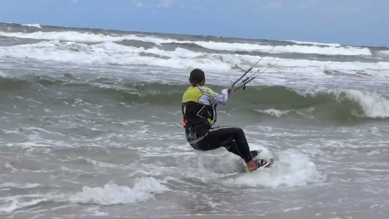 Kitesurfing na Bałtyku 2013 rok