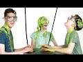 Talbott and Vanessa Get Slimed!! | Partners in Slime | HiHo Kids