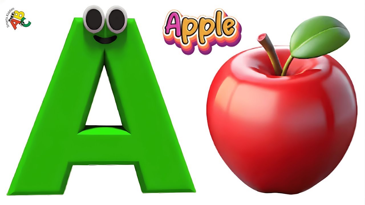 ABC Alphabet Phonics Song for Kids A to Z Letter Sounds Toddlers Video ...