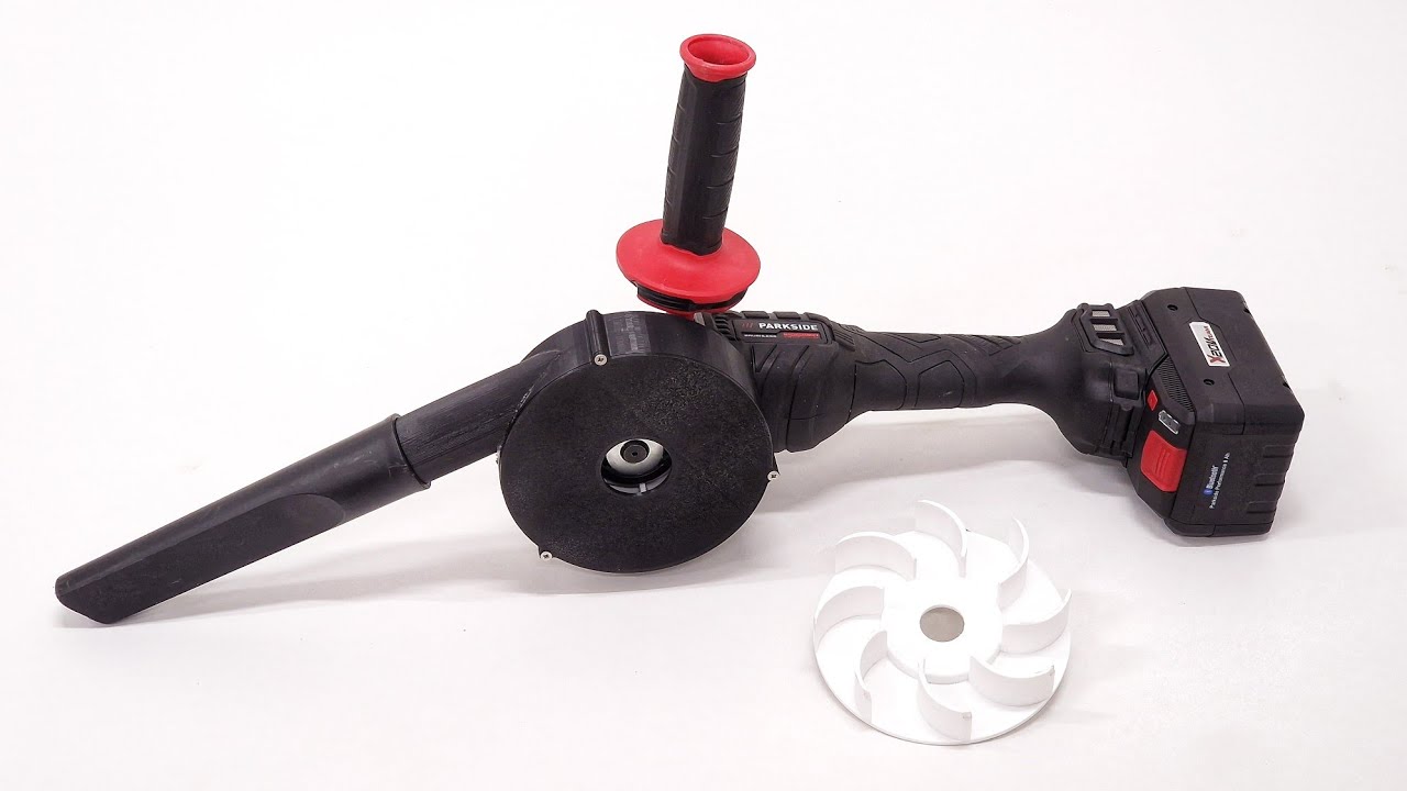 PARKSIDE Angle Grinder Blower Attachment DIY using 3D Printer at Home