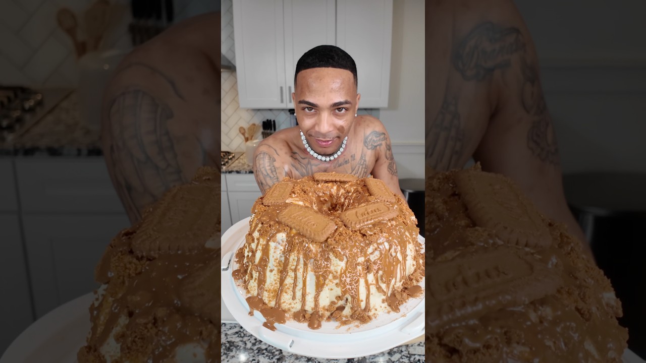 This Biscoff Pound Cake that I just made was definitely a HIT ✨ and like I said “LETS DO IT 😆” 🫶🏼