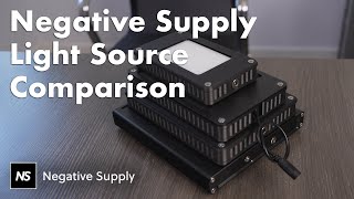 Negative Supply Light Source Comparison