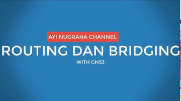 Tutorial Routing dan Bridging 2 buah Router dengan menggunakan progam GNS3