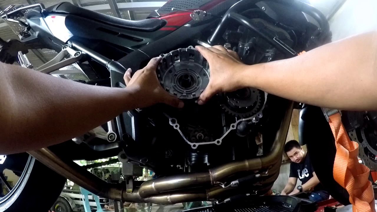 CB650F slipper clutch installation. YouTube