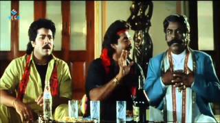 Sahasa Veerudu Sagara Kanya Movie - Comedy Scene - Kota Srinivas,Srihari