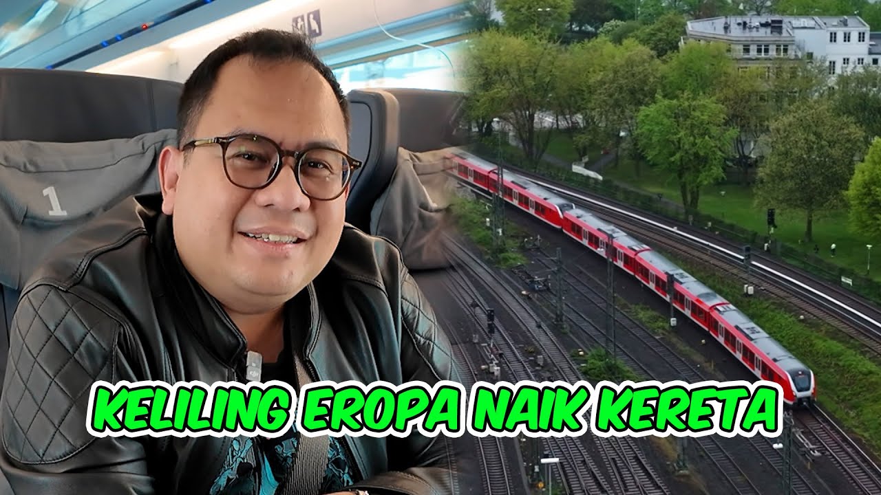 BELANDA - JERMAN NAIK KERETA CUMA 3 JAM ?!!! || KELILING EROPA NAIK KERETA