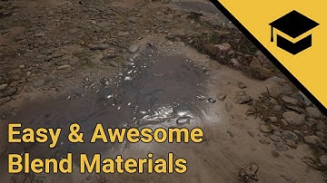 UE4 Easy & Awesome Blend Materials - Tutorial - With Quixel Megascans