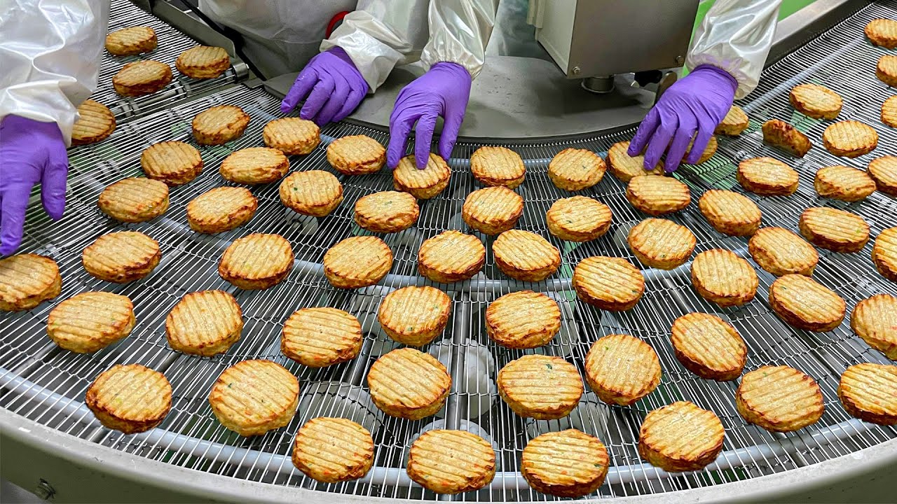 엄청납니다! 함박스테이크 공장의 압도적 대량생산 현장!