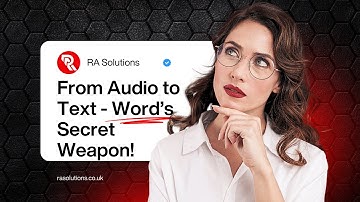 Microsoft Word’s Secret Tool: Instantly Transcribe ANY Audio to Text! (2025 Tutorial)