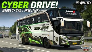 JETBUS 2+ SHD CYBER DRIVE 2026 LIVERY SHARE - LUK LIVERY STUDIO | BUS SIMULATOR INDONESIA screenshot 1