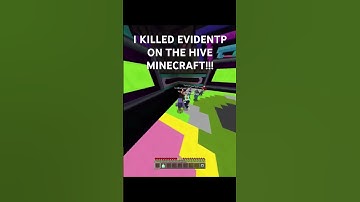 I KILLED @EvidentP ON THE HIVE!!!! #minecraft #gaming #pvp
