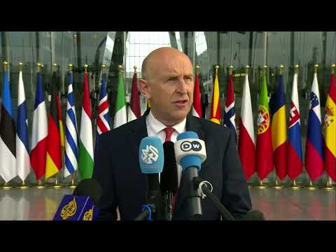 Britain’s Defence Secretary John Healey Arrives for NATO Defence Meeting | AC1I