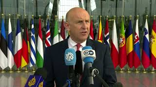 Britain’s Defence Secretary John Healey Arrives for NATO Defence Meeting | AC1I