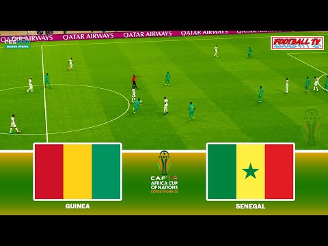 GUINEA vs SENEGAL | Africa Cup of Nations | Full Match All Goals | PES Gameplay PC