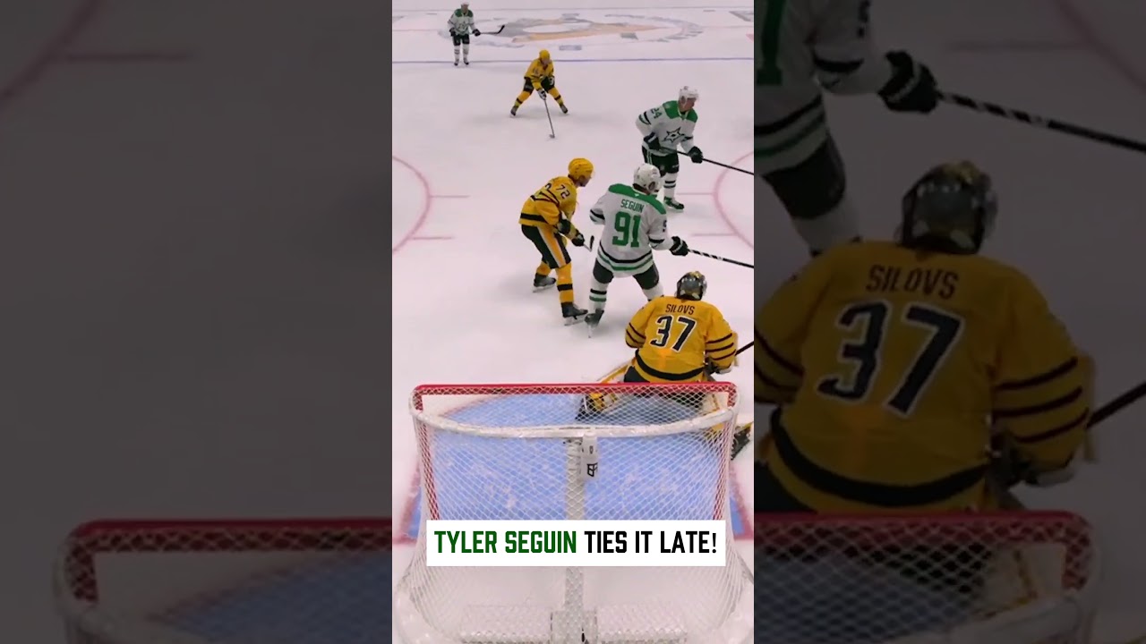 TYLER SEGUIN WITH THE LATE GAME EQUALIZER!!