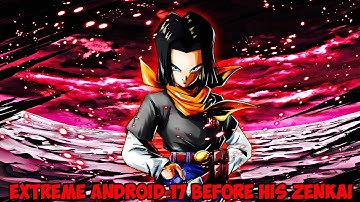 HE LITERALLY DOES NOTHING!!! EXTREME ANDROID 17 BEFORE HIS ZENKAI | Dragon Ball Legends