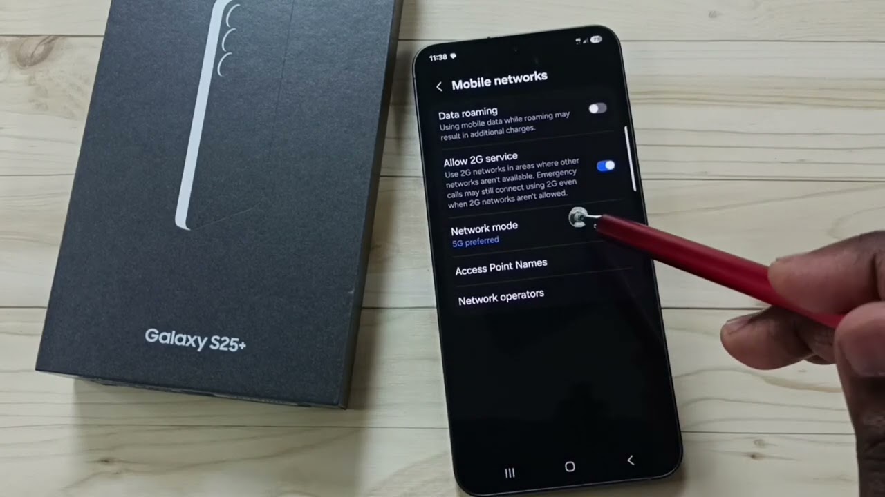 Samsung Galaxy S25/S25 Plus | How to Set Network Mode to 4G or LTE