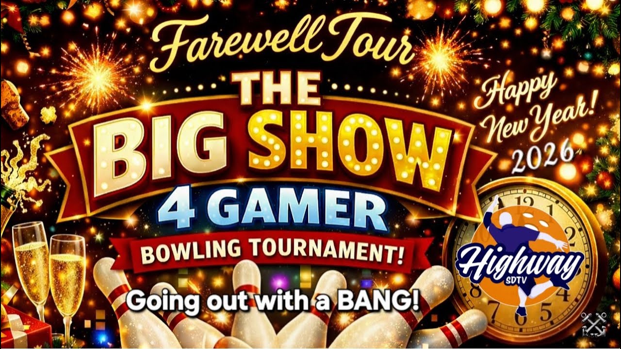 4 Gamer for The Big Show! | Dec 27 2025 | San Diego, Ca | #highwaysdtv #thebowlingspot #bowling4pops