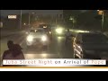 Juba Street Night on the day of Pope Francis' in the Country