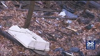 Illegal dumpsite found off Worthy Avenue in West Springfield