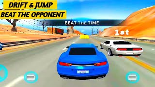 Car Racing Games. DRIFT & JUMP . Challenge your friends. Rush Gameplay. BEAT THE OPPONENT. screenshot 4