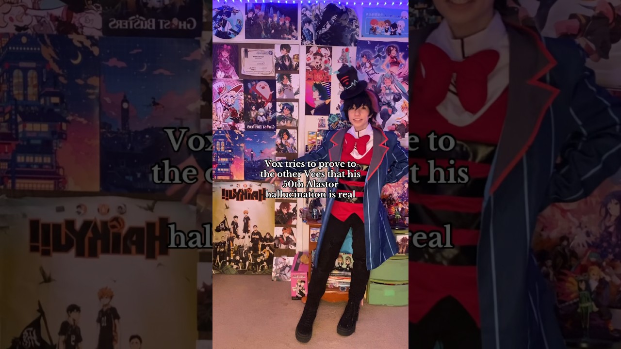 This would’ve done wonders in early 2024 I fear; Lois spin around 🙂‍↔️ #vox #cosplay #alastor