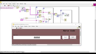 labVIEW : Morse Code Tutorial – [3] End