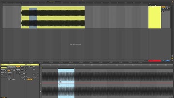 How to pitch bend audio in Ableton