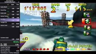 Wave Race 64 Championship Expert in 14:19
Got this a few days ago.
Im not too great at the harder difficulties yet, need a lot more practice. Wave Race 64 Championship Expert in 14:19