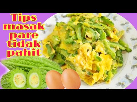 Pare Tumis Telur Ala Hongkong