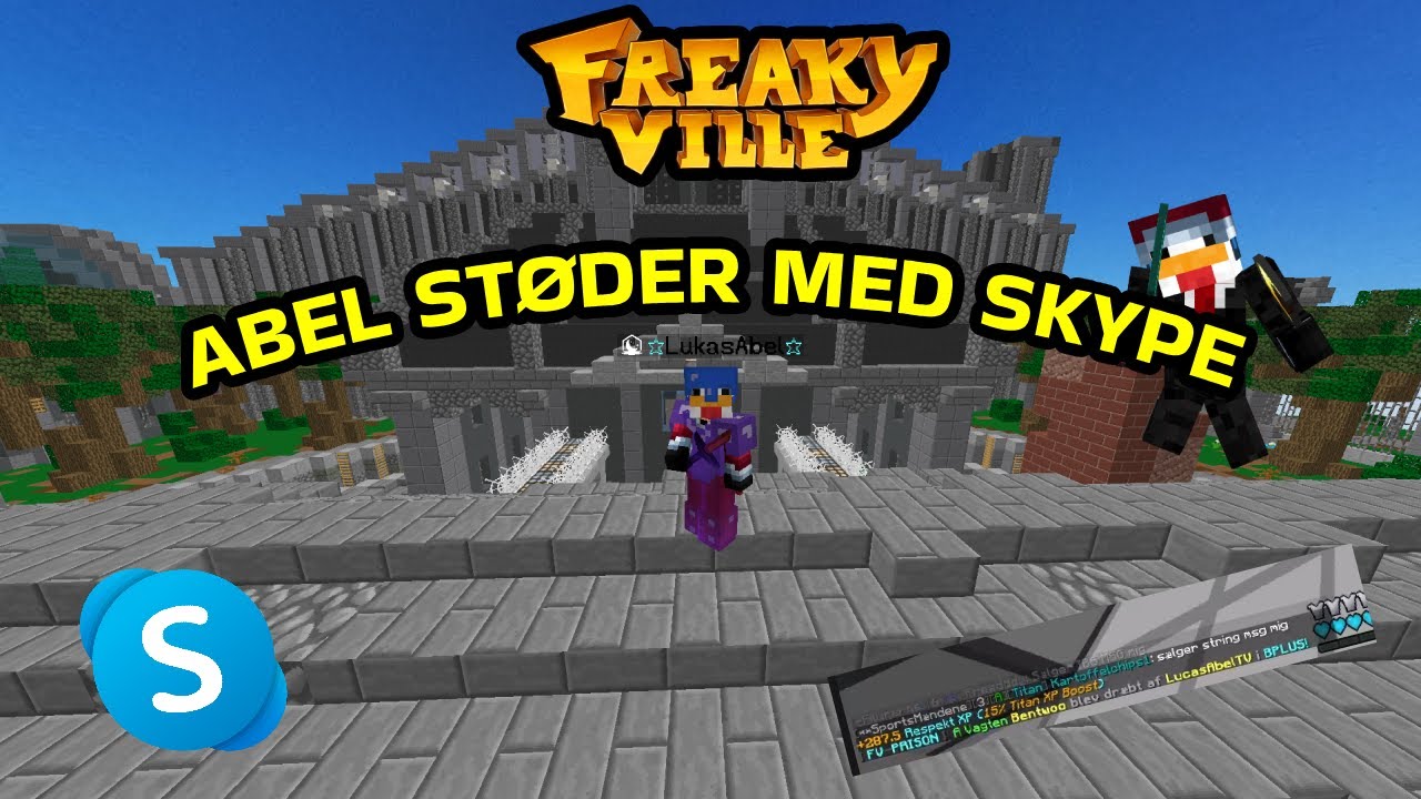 👑 SKYPE BEDSTE TEAM 👑 | FREAKYVILLE PRISON