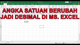 Solusi Angka Satuan Berubah Menjadi Desimal Di Ms  Excel screenshot 4