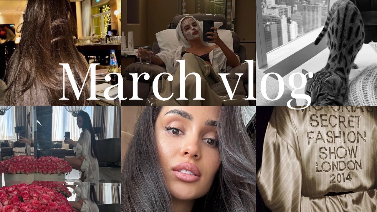March vlog: рутина, размышления, бьюти рутина, неделя моды, уроки стрельбы