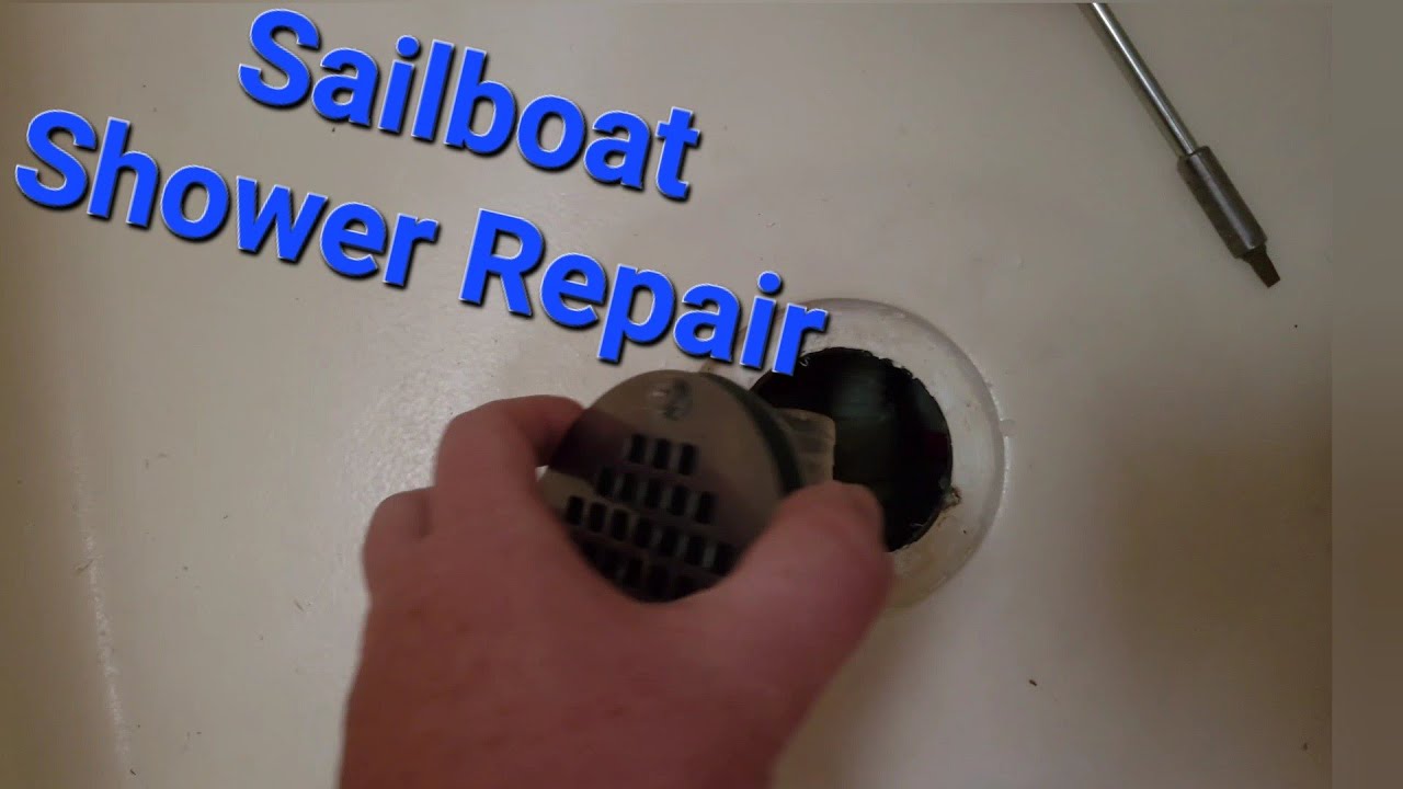 Got to have a working shower on our sailboat, sorry, no shower senses. #svaguaazul #boatlife