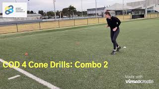 SSA COD Drills: 4 Cone Drill Combinations