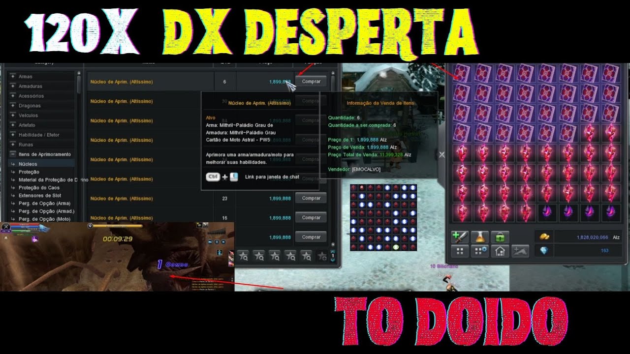 [CABAL ONLINE] - FIZ 120 DX DESPERTA  [DXD] . SERÁ QUE VALE O CRIME [DICA]
