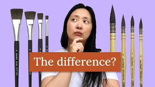 The Ultimate Guide on Using Flathead Brush in Watercolor | Quill vs. Flathead Comparison