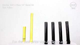 MacDev Shift 6 Piece 14" Barrel Kit - Dust Yellow - Visual 360