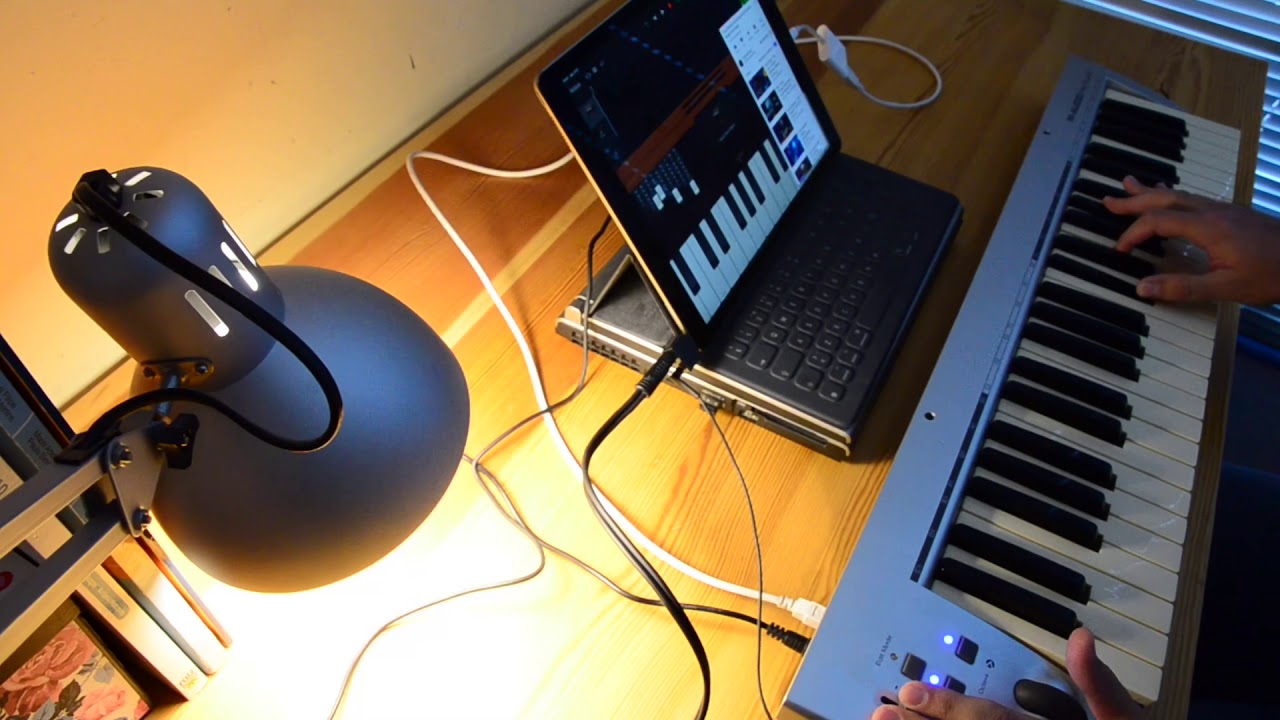 Echoes (Pink Floyd) Keyboard Cover (on an Ipad Pro, Garage Band and