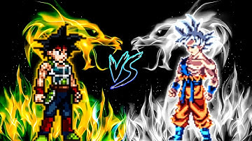 Bardock V4 OP (New) VS Goku DBS V3.5 OP (all form) in Jump Force Mugen
