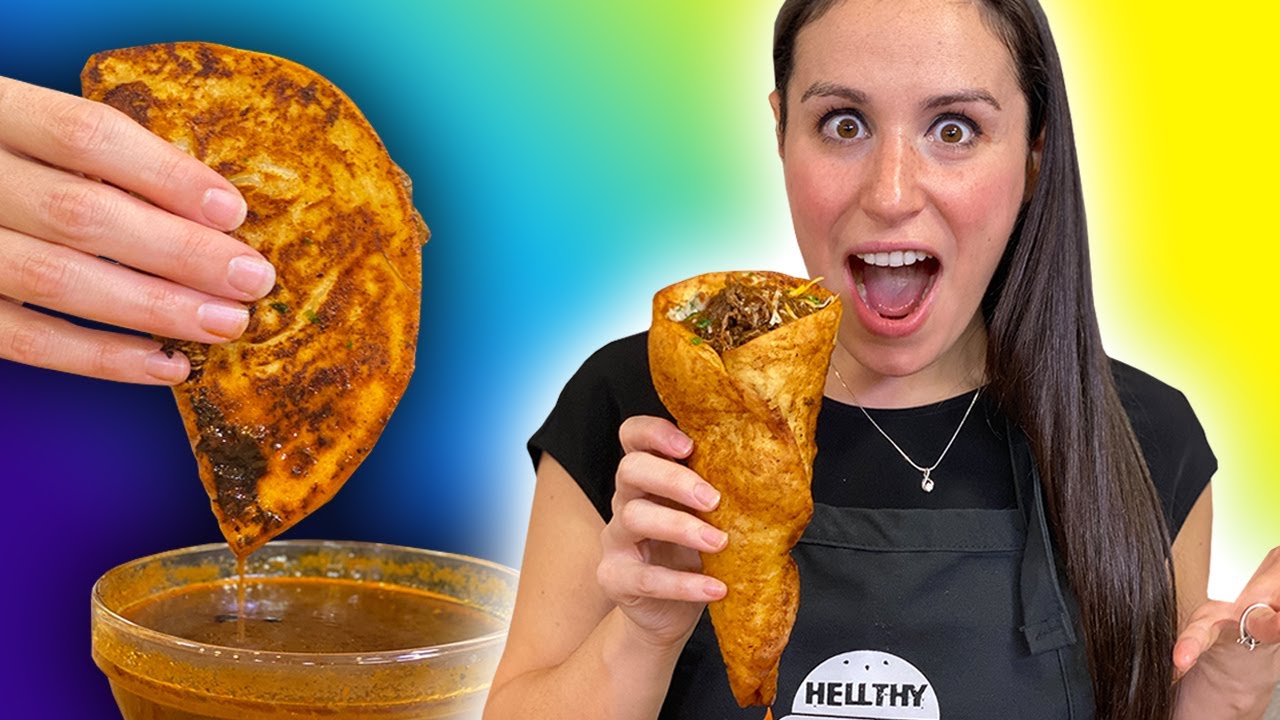 DIY Birria Taco Cones | HellthyJunkFood