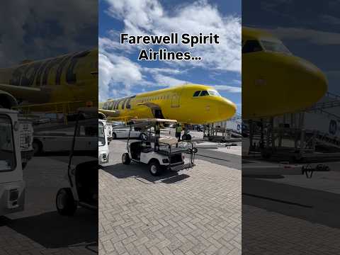 Farewell to Spirit Airlines, they will be missed #aviation #spiritairlines #planespotting #farewell